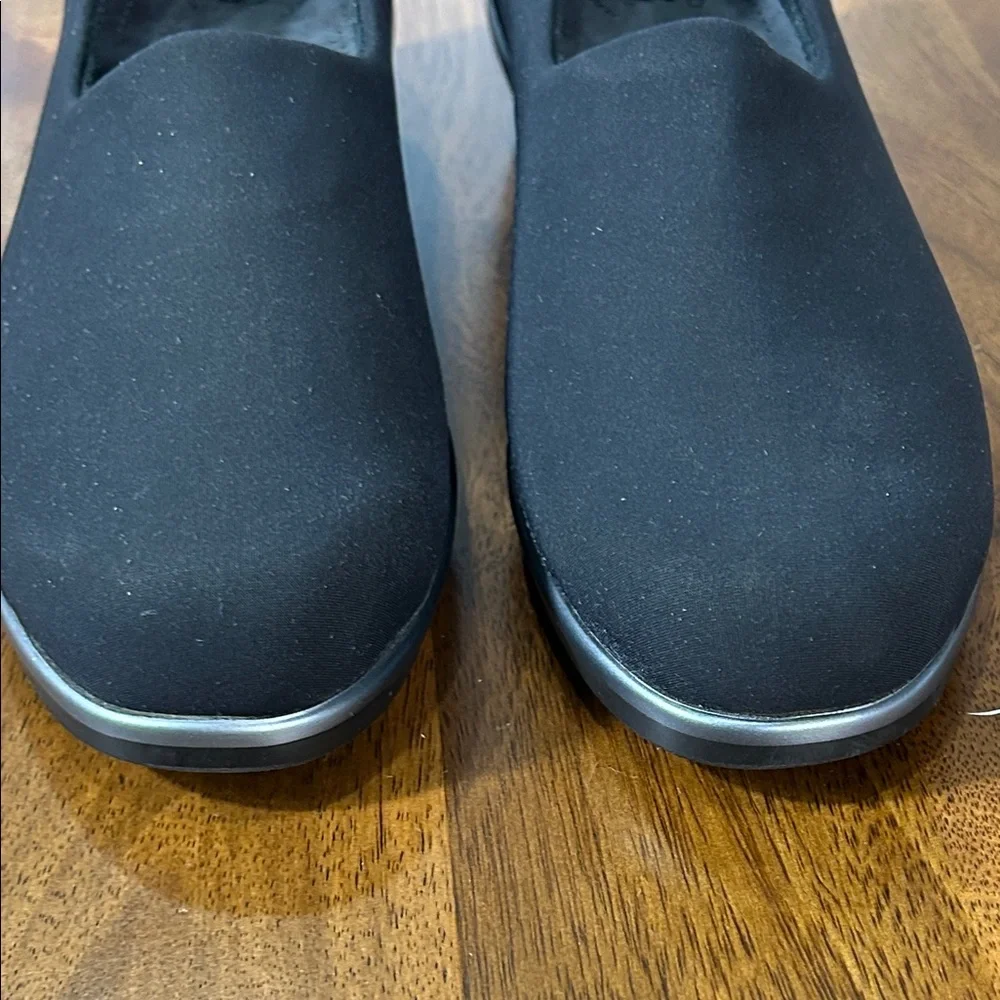 SAS Bliss Slip On comfort wedge 8.5 Women's Black Loafers